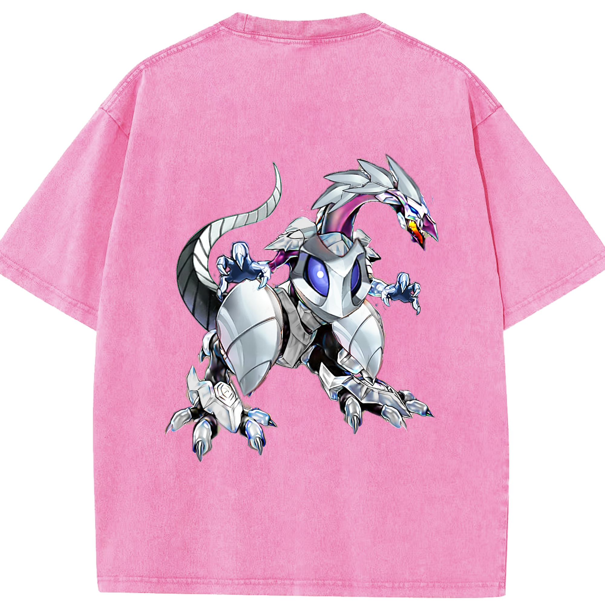 （画像用） 遊☆戯☆王 Yu-Gi-Oh! 綿100% ヴィンテージ風 半袖Tシャツ（背面プリント）